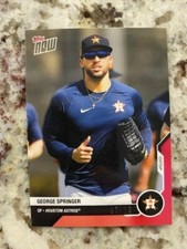 2020 TOPPS NOW ROAD TO OPENING DAY RTOD PARALLEL CARD /10 ASTROS GEORGE SPRINGER