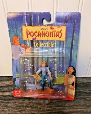 Figura de acción coleccionable Pocahontas John Smith 2,5" Mattel 1995 NUEVO Foto 1 de 4