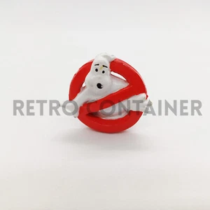 Vintage Rubber Eraser Gommina Anni '80 - Ghostbusters Logo Pencil Topper - Picture 1 of 1