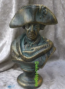 Friedrich der Große Büste Dekoration Figur Skulptur Der Alte Fritz 2032 Fa62 - Picture 1 of 1