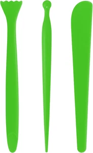 3Pcs Plastic Clay Tools Double-Headed Crafts Modeling Kit Clay Sculpting Tools P - Picture 1 of 6