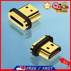 8K HDMI-Compatible 2.1 Magnetic Adapter(Gold Single Male Straight Type)