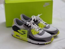 Nike Air Max 90 White/Particle Grey-Volt-Black Limited Edition Size 40.5