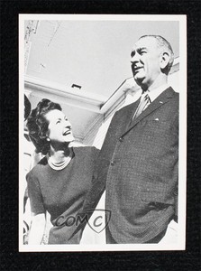 1964 Topps Lyndon Johnson vs Barry Goldwater Lady Bird B #10 0nr3