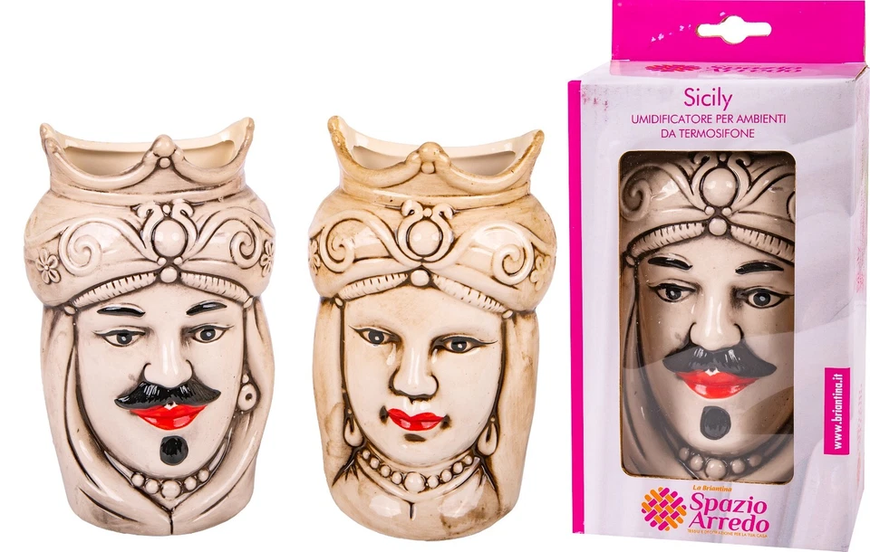 SICILY Umidificatore in Ceramica x Termosifone - 1 pz Casuale o su Richiesta - Immagine 1 di 1