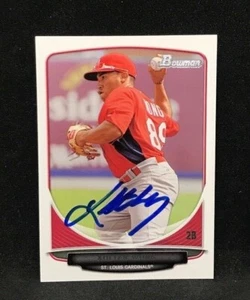 Kolten Wong St. Louis Cardinals Autographed SIGNED 2013 BOWMAN b - Foto 1 di 1