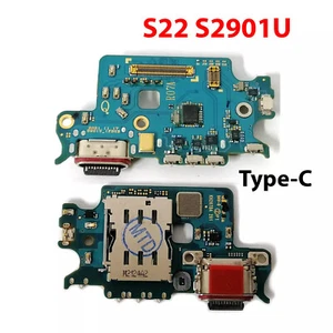 Charging Port Connector + SIM Reader + Mic For Samsung Galaxy S22 S901U - Photo 1 sur 5