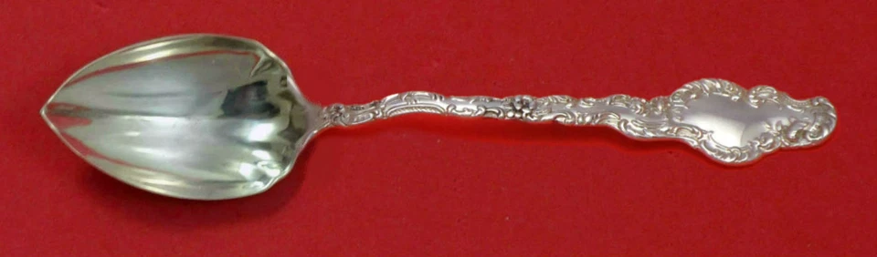 Cuchara de pomelo de plata esterlina Watteau by Durgin estriada hecha a medida 5 3/4" Foto 1 de 1