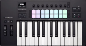 Novation Launchkey 25 MK4 USB Midi Keyboard Controller DAW Synthesizer Pads BK - Bild 1 von 9