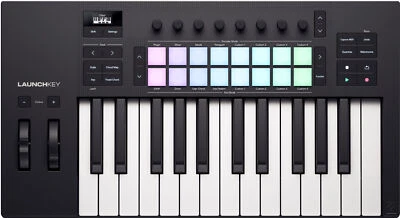 Novation Launchkey 25 MK4 USB Midi Keyboard Controller DAW Synthesizer Pads BK - Bild 1 von 4