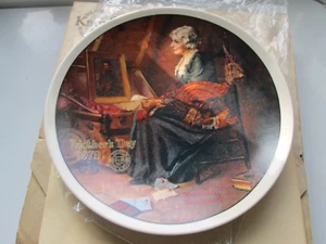 2 ~ 1979 NORMAN ROCKWELL PLATE "REFLECTIONS" 1st EDITION ~ BRAND NEW IN BOXES - Picture 1 of 4