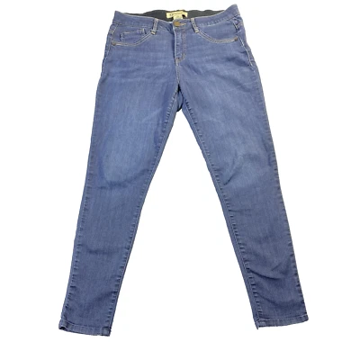 Denim informal elástico tiro medio tecnología Ab azul oscuro Democracy Jegging para mujer 4 Foto 1 de 4