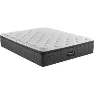 Simmons Beautyrest Silver Plush Pillow Top Cal King Mattress - 700810108-1070 - Picture 1 of 8