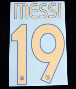 Official Barcelona Messi 10 2006/07 Football Name/Number Set Home Player Size - Picture 1 of 1