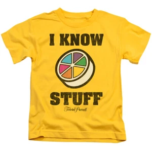 TRIVIAL PURSUIT I KNOW STUFF Toddler Kids Graphic Tee Shirt 2T 3T 4T 4 5-6 7 - Picture 1 of 3