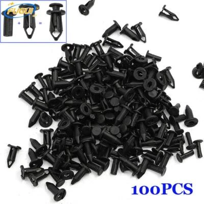 100 X Car Fender Rivets Clips For ATV UTV Can Am Maverick Commander Outlander - Image 1 of 4