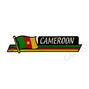 Cameroon Bumper Sticker / Flag Sticker / "3 x 11 3/4" Bumper Sticker - Picture 1 of 1