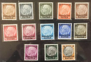 POLAND N17-N29 - MINT SINGLES - COMPLETE SET F-VF H - Picture 1 of 1