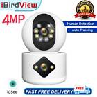 4MP WiFi Home Security IP Camera Dual Lens 2-Way Audio Auto Tracking AI Camera