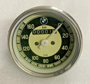 Fit For BMW R25 R26 & R50 R51 Replica Speedo 0-160 KMH White Face Metal Cased - Picture 1 of 7