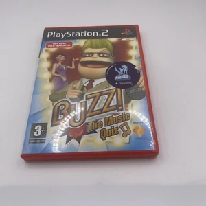 GUTER ZUSTAND ""Buzz The Music Quiz - PlayStation 2, PS2 (nur Spiel) komplett - Bild 1 von 4