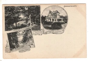 Residence WW Brown Opposite Fair Grounds Summer Street Springfield Postcard VT - Picture 1 of 2