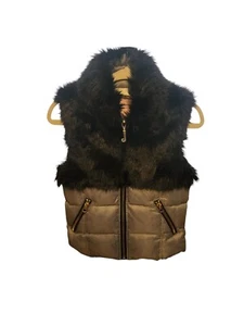 Juicy CoutureFaux Fur Shell Vest Size Small - Picture 1 of 9