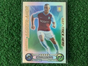Topps Match Attax 2008/2009 Gabriel Agbonlahor Hat-Trick Hero Card - Aston Villa - Picture 1 of 2