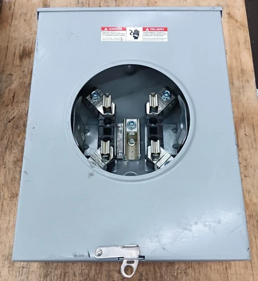 NUEVO SIEMENS TALON UAT417-PG 200 AMPERIOS MEDIDOR ENCHUFE 4 MORDAZAS SIN ANILLO 1 FASE 600V Foto 1 de 4