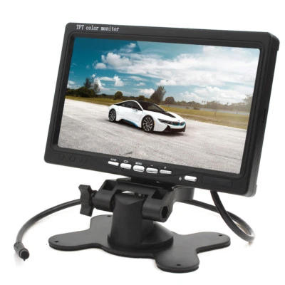 7" ZOLL 17,8 cm LCD TFT MONITOR AUTO KFZ DISPLAY BILDSCHIRM 2fach Farbe Stand - Bild 1 von 4