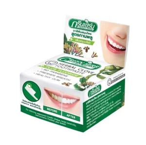 6 x Green Herb Herbal Clove Toothpaste Reduce Sensitivity 25 g. - Picture 1 of 4