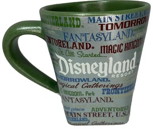 Disneyland Resort Parks Coffee Mug Cup Green Square Happiest Place on Earth - Picture 1 of 6