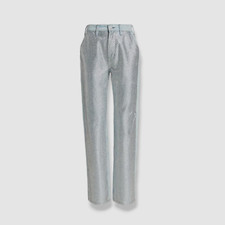 $898 Frame Women's Blue Rhinestone Straight Leg Denim Jeans Pants Size 24