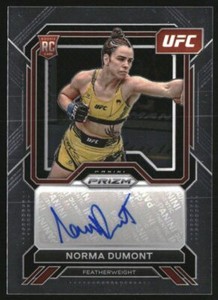 2023 Panini Prizm UFC Superstar Autographs Norma Dumont Auto RC Rookie