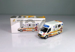 Tiny 1/76 Scale Mercedes Benz Sprinter Transfer Ambulance Alloy Car Model Gifts - Picture 1 of 6