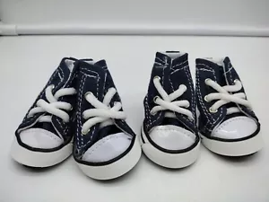 Petrich Dog Boots Puppy Sports Anti-slip Shoes Sneakers Small Dogs Size 3 denim - Picture 1 of 4