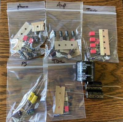 Sherwood S-7100 Complete Rebuild Kit High-Quality Receiver Recap Transistors - Image 1 of 4