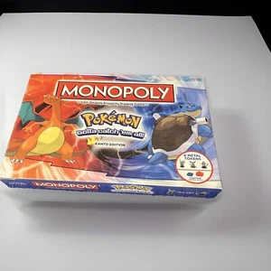 Pokemon Monopoly Kanto Edition Board Game 2014 Hasbro. Complete - Picture 1 of 16