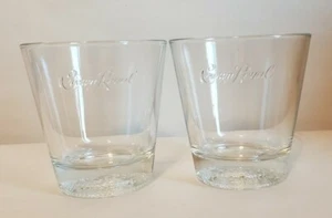 2 Gafas Crown Royal Whisky Cónico Rocks Lowball Gafas Logotipo En relieve Parte inferior Huecada - Imagen 1 de 3