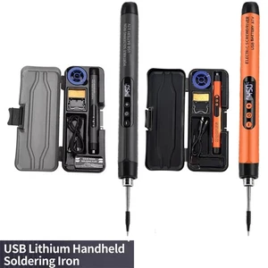 Kit Saldatore Elettrico Digitale Tipo-C Ricaricabile Wireless Saldatore J - Foto 1 di 19
