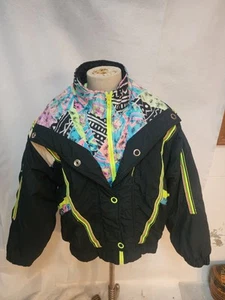 Vintage East West RAD 80s Ski Jacket Size L - Picture 1 of 6