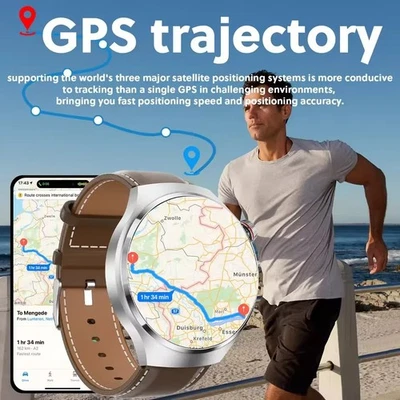 2025 Smart Watch Amoled Heart Rate Blood Pressure AI GPS Waterproof Men Women - Image 1 of 4