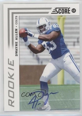 2012 Score Rookie Signatures Dwayne Allen #330 Rookie Auto RC - Image 1 of 2
