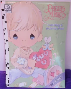 Vintage Unused Boy Precious Moments Coloring And Activity Pad Collectable - Bild 1 von 9