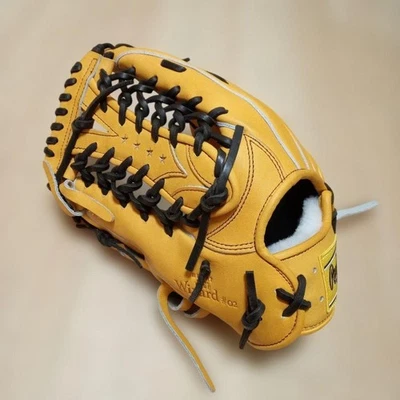Rawlings Japan HOH Glove PRO EXCEL Wizard LHT RH 12.5 Outfielder Gold Tan New - Image 1 of 4