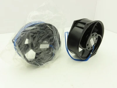 System Papst 7600S 6" Cooling Vent Fan 5-Blade Metal 150mm 40W 115V 1PH Lot of 2 - Image 1 of 4