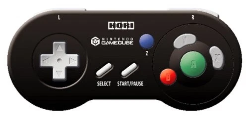 Game Boy Player Corresponding Digital Controller Black Hori Nintendo GameCube - Image 1 of 1