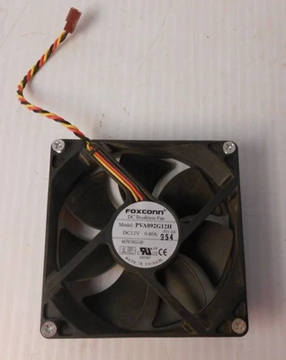 Ventilador de refrigeração HP Elite 8300 8200 Pro 6200 6300 Foxconn PVA092G12H 92x25mm 3 fios - Imagem 1 de 4