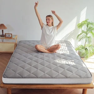 6" Extra Thick Futon Mattress Floor Mattress, Twin Size Diamond Pattern Mattr... - Picture 1 of 7