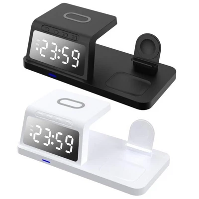 4in1 Fast Wireless Charger Station Dock For Apple Watch iPhone 15 14 13 Pro Max - Image 1 of 4
